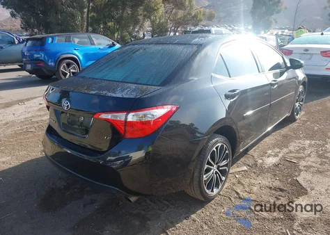 2015 Toyota Corolla Le из США, поврежденный, VIN 2T1BURHE4FC418559